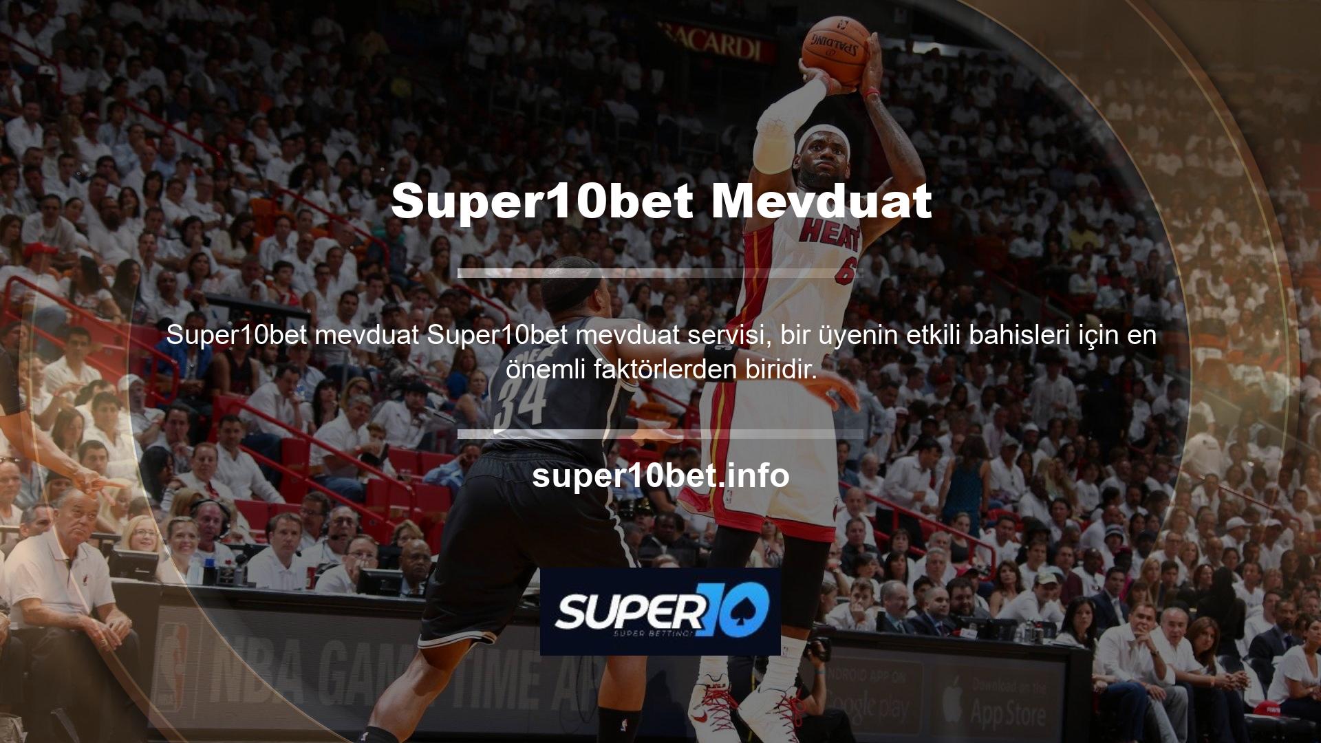 Super10bet Online Bahis ve Casino hesabınıza para yatırabilir, hesabınızdan istediğiniz zaman bahse girebilir ve hesabınızdan herhangi bir zamanda banka hesabınıza para aktarabilirsiniz